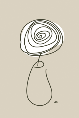 in der Vase